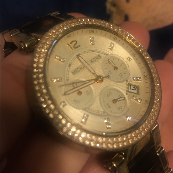 Micheal Kors tortoise watch - Picture 2 of 5